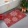 COZONY Washable Christmas Area Rug, Soft Non-Shedding Indoor Carpet with Snow Print, Foldable Low Pile Floor Mat for Living Room, Bedroom, Decor - 2 of 4