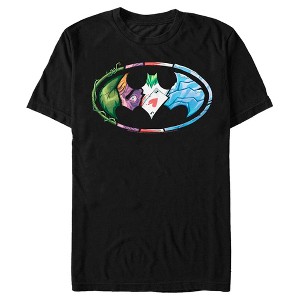 Men's Batman Classic Villains Logo T-Shirt - 1 of 4