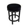 Meridian Furniture,Monette Black Velvet Counter Stool - 4 of 4