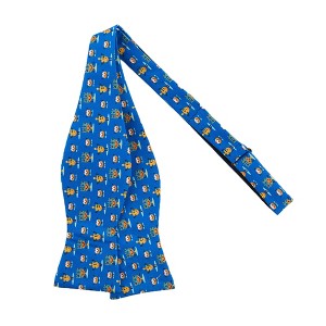 Jacob Alexander Men's Happy Hanukkah Freestyle Self-Tie Bow Tie - Blue - 1 of 4