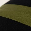 20"x20" Oversize Color Block Poly Filled Square Throw Pillow Green - Rizzy Home: Eclectic Knife Edge, Indoor Decor - 4 of 4