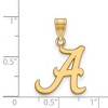 Black Bow Jewelry 14k Yellow Gold Plated Sterling Silver Alabama Crimson Tide NCAA Medium Pendant - 2 of 3
