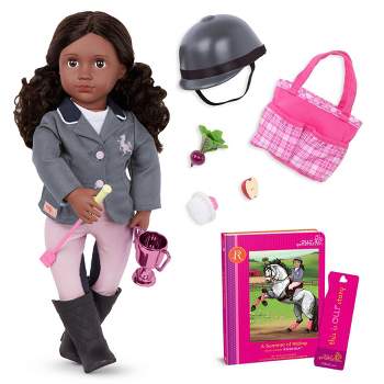 Our Generation Rashida Posable 18" Horseback Riding Doll & Storybook
