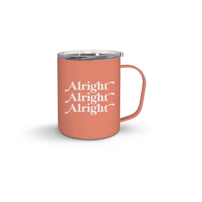 OCS Designs 12oz Double Walled Stainless Steel Coffee Desk Mug - Alright