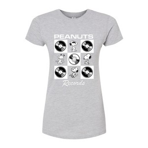 Women's - Peanuts - Snoopy Vinyl Fitted Graphic T-Shirt - 1 of 4