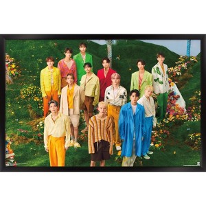 Trends International SEVENTEEN 4th Album Repackage 'SECTOR 17' / NEW BEGINNING Ver. Framed Wall Poster Prints - 1 of 4
