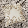 Sapphtopaz 6 Piece Quilt Set Comforter Set Jacquard Plant Printing Vermicelli Quilting Reversible Quilt with Throw Pillows - 4 of 4
