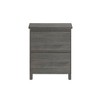 Farmhouse KD Nightstand with 2 Drawers - image 3 of 4