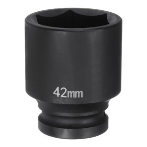 Unique Bargains Metric 40Cr Alloy Steel 3/4" Drive Spindle Axle Nut 6-Point Impact Socket - 1 of 4