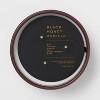 15oz Ceramic Jar 3-Wick Candle: Soy Wax Blend, Coconut Oil, Threshold™ Black Honey Vanilla - 4 of 4