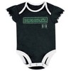NCAA Hawaii Rainbow Warriors Infant Girls' 3pk Bodysuit Set - 4 of 4