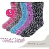 Market & Layne Women's 5 Pair Fuzzy Socks, Adults Super Comfy Socks - 3 of 4