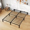 Flat Iron Bed - Screw-Free Bed Frame, Tool-Free Assembly Bed, Disassembled Bed Frame, Durable Iron Bed, and Modern Bed Frame - 2 of 4