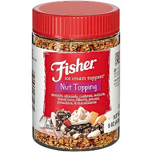 Fisher Nut Topping Ice Cream Toppers, 5 Oz. (Pack of 4) - 1 of 4