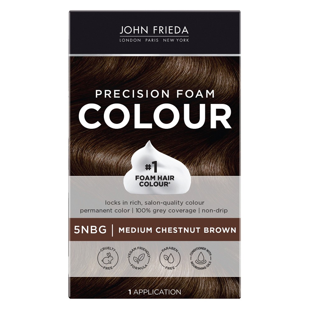 Photos - Hair Dye John Frieda Brilliant Brunette Precision Foam Color, Hair Color Foam - 5Nb 