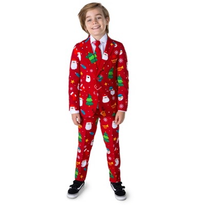 Opposuits Boys Holiday Hero Christmas Suit