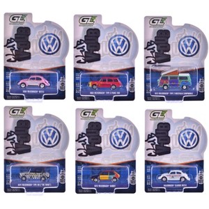 "Club Vee-Dub" Series 21 Set of 6 pieces 1/64 Diecast Model Cars by Greenlight - 1 of 4