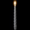 Northlight LED Flameless Flickering Taper Swirled Christmas Candles - 9.5" - White - Set of 2 - 4 of 4