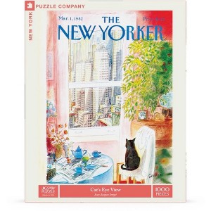 New York Puzzle Company Cat's Eye View 1000 Piece Puzzle - 1 of 4