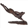 Design Toscano Leaping Hare, Jumping Rabbit Cast Bronze Garden Statue - 3 of 4