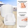 Pontoon Captain Bucket Seat With Thickened Sponge Padding, Fishing Chairs for Boats, Sightseeing, Speedboat, Canoe - 1-Piece - 3 of 4
