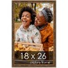 PosterPalooza | Textured Gold Picture Frame - UV Acrylic, Foam Board Backing, Hanging Hardware - 2 of 4