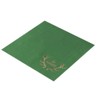 Juvale 50-Pack Green Be Merry in Gold Foil Disposable Paper Cocktail Napkins for Christmas Party Supplies - image 4 of 4