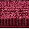 Home Mart Goods Burgundy Red Soft Cozy Plush Chenille Toilet Seat Cover - 21"x18" - 3 of 3