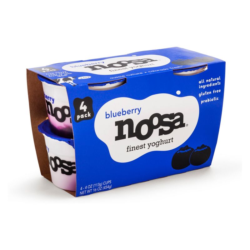 Noosa Blueberry Australian Style Yogurt - 4ct/4oz cups, 4 of 5