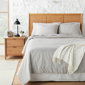 Linen Blend Duvet Set - Hearth & Hand™ with Magnolia - 1 of 4