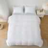 Karl Home Duvet Cover Set Solid Terracotta Color Bedding Set 3 Pieces Queen Size - 3 of 4