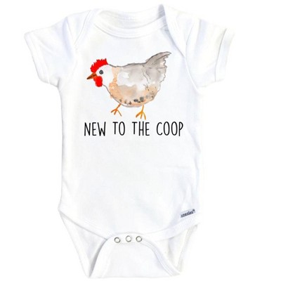 Chicken Coop Onesie® Baby Boy Girl Clothes Infant Bodysuit Funny Cute Newborn GS1