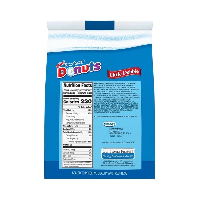 Little Debbie Mini Powdered Donuts - 10oz