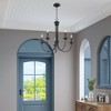 Livex Lighting Estate 5 - Light Chandelier in  Black - 2 of 4