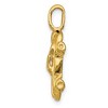 Black Bow Jewelry 14k Yellow Gold 3D Sports Car Charm - 2 of 4