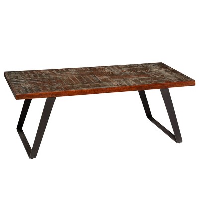 Contemporary Mango Wood Coffee Table Brown - Venus Williams Collection