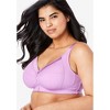 Comfort Choice Women's Plus Size Satin-Trim Posture Bra - image 4 of 4