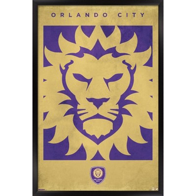 Trends International MLS Orlando City SC - Logo 25 Framed Wall Poster Prints