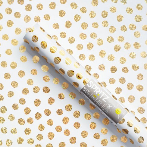Gold Dots Wrapping Paper - Spritz™