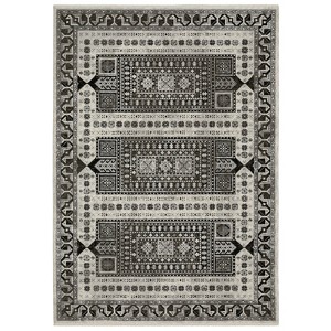 Oriental Weavers Chamberlain CH01G Ivory/ Charcoal Indoor Area Rug - 2'3" x 7'6" - 1 of 4