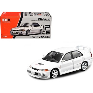 Mitsubishi Lancer Evolution IV RHD White "Indonesia Diecast Expo 2024 Exclusive" 1/64 Diecast Model Car by Pop Race - 1 of 4
