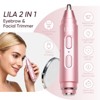 2 in 1 Portable Women Facial Shaver & Eyebrow Trimmer – Bloom T1 - 3 of 4