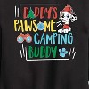Boys' - Paw Patrol - Daddy's Pawsome Camping Buddy Graphic Long Sleeve Fleece Sweatshirt - 2 of 4
