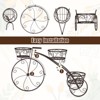Tangkula 3-Tier Bicycle Plant Stand w/ Hollowed Baskets Metal Flower Pot Cart Holder - 4 of 4