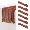 Unique Bargains Wedding Party Decorations Cheesecloth Table Runner 12 Packs - 2 of 4