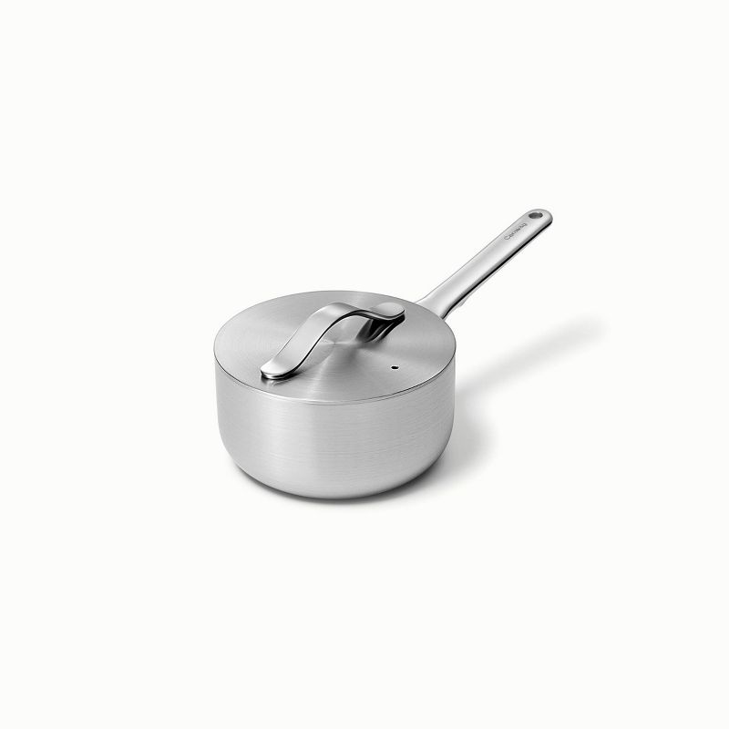 Caraway Home 1.75qt Stainless Steel Sauce Pan with Lid, 3 of 5