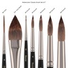 New York Central Oasis Synthetic Premium Brushes - Elite Professional Watercolor Brushes for Artists, Painting, Students, Studios, & More! - 2 of 4