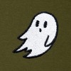 Dalix Ghost Embroidery Relaxed Hoodie Soft Fleece Sweatshirt Drawcord Fit Lounge Mens - 2 of 4
