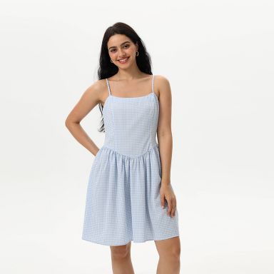 navy blue dress for baby girl Save for later: How to hide your bra when wearing a backless dress 🤍,  🔎Melbaic Dress | BYIC main image 1