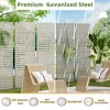 PexFix 72 in. x 35 in. Outdoor Privacy Rectangle Screen Galvanized Steel Panel Divider in Gray - 3 of 4